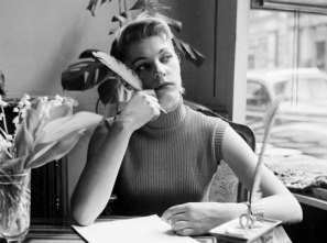 Vintage Woman Writing
